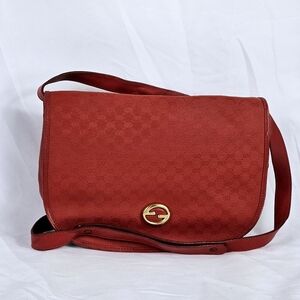 GUCCI Microguccissima Nylon Shoulder Bag